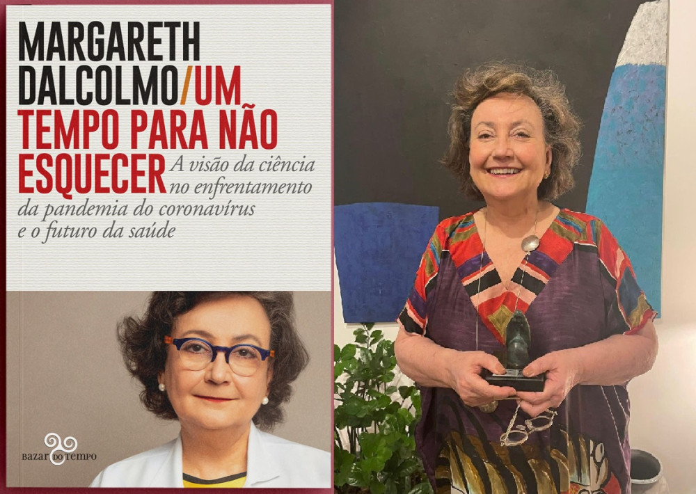 Margareth Dalcolmo recebe Prêmio Jabuti, mais importante da literatura brasileira. Cientista é uma das mais premiadas do ano no Brasil e no exterior