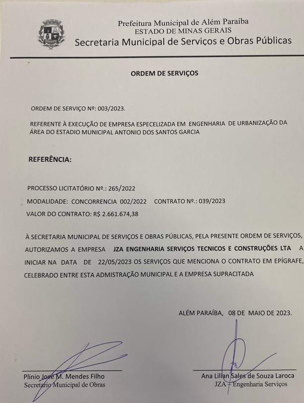 Obra do Estádio Municipal começa dia 22 de maio. Espaço será praticamente refeito
