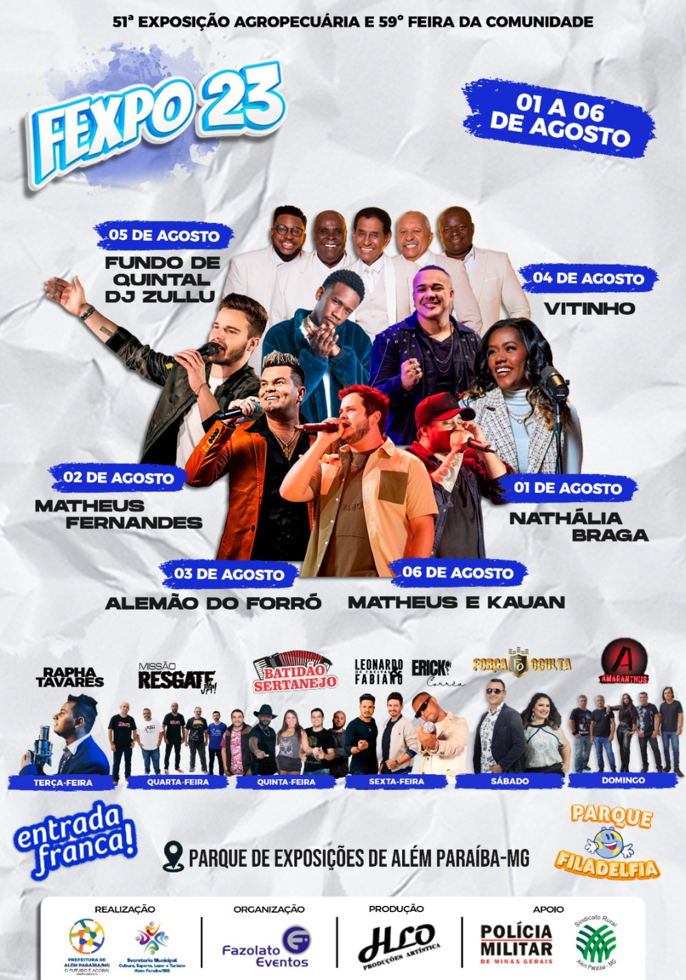 FEXPO 2023 COMEÇA NA PRÓXIMA TERÇA FEIRA COM SOLENIDADE DE ABERTURA OFICIAL