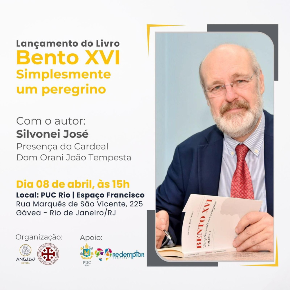 Mais importante voz do Vaticano para a língua portuguesa, Jornalista Silvonei Protz lançará dia 8 de abril livro sobre o Papa Bento XVI