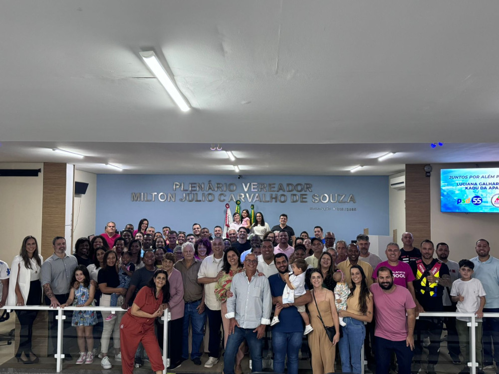 Clima de festa e grande público marcaram as convenções que oficializaram as candidaturas de Luciana Galhardo para Prefeita e Kadu Senra para vice Prefeito