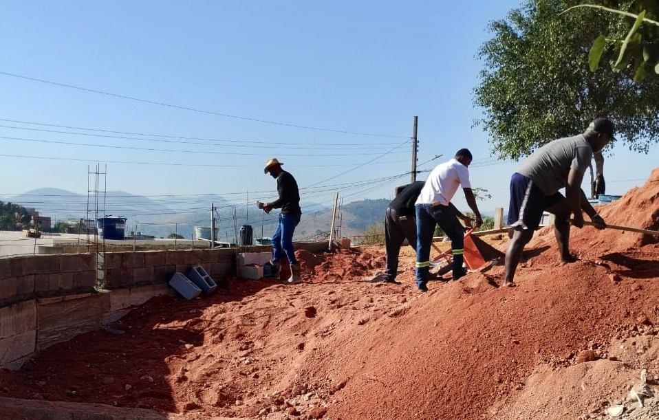 Praça do Goiabal segue em construção e deverá ser concluída nas próximas semanas