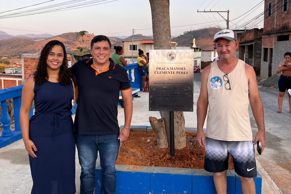 Veja as fotos: Prefeitura inaugurou a Praça Manoel Clemente Peres, no Bairro Goiabal