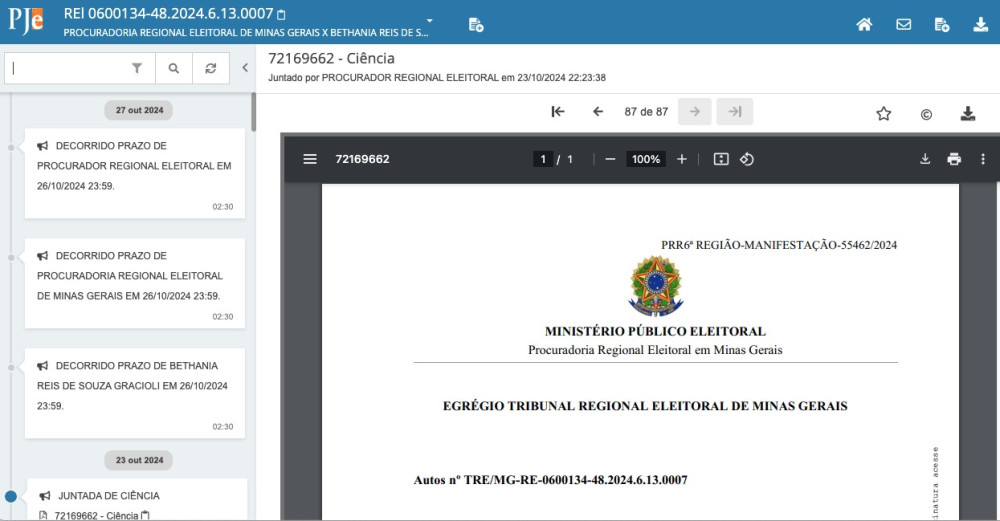 TRE confirma por unanimidade a impugnação da candidatura de Bethânia Reis de Souza. Prazo para eventual novo recurso terminou. Novo candidato a Vereador ocupará a cadeira