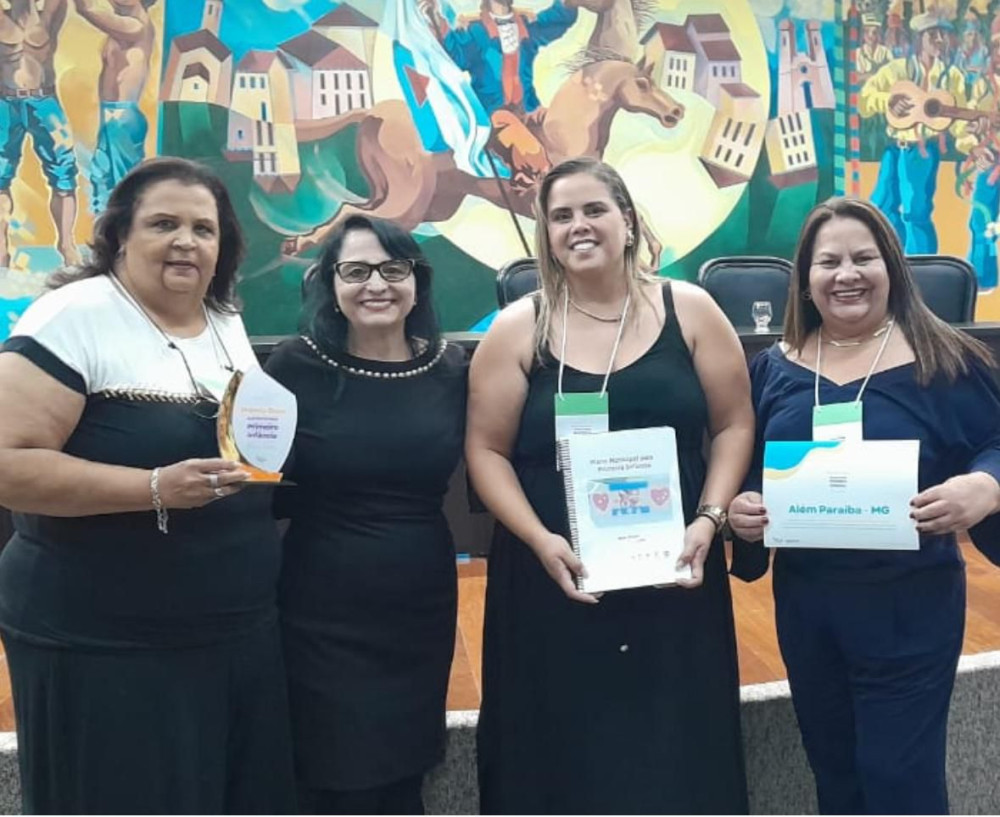 Rede Primeira Infância premiou Além Paraíba como um dos 50 Municípios mineiros com melhor plano educacional para primeira infância