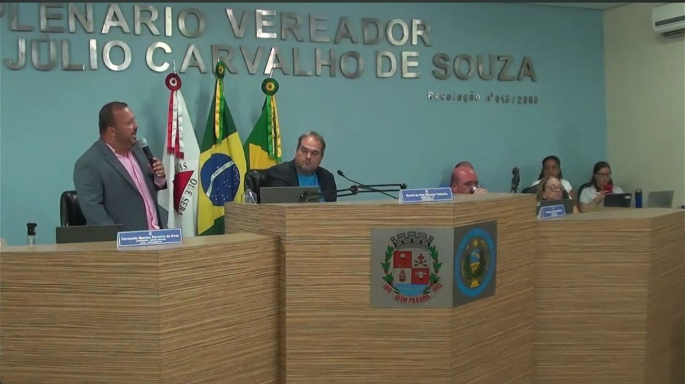 Câmara iniciou o ano legislativo ontem com presença e pronunciamentos do Prefeito Dr. Paulo e da Vice Prefeita Guará