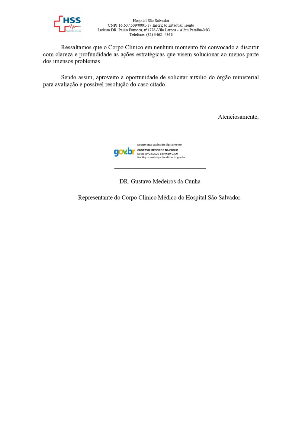 População fica em pânico após Médicos do Hospital avisarem que vão parar os atendimentos em 72 horas