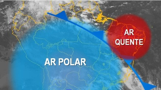 Friagem anunciada baixou as temperaturas em Além Paraíba mas não causou frio intenso