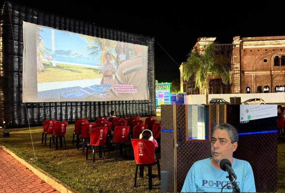 Pop Cine segue levando cinema nas praças públicas de Além Paraíba