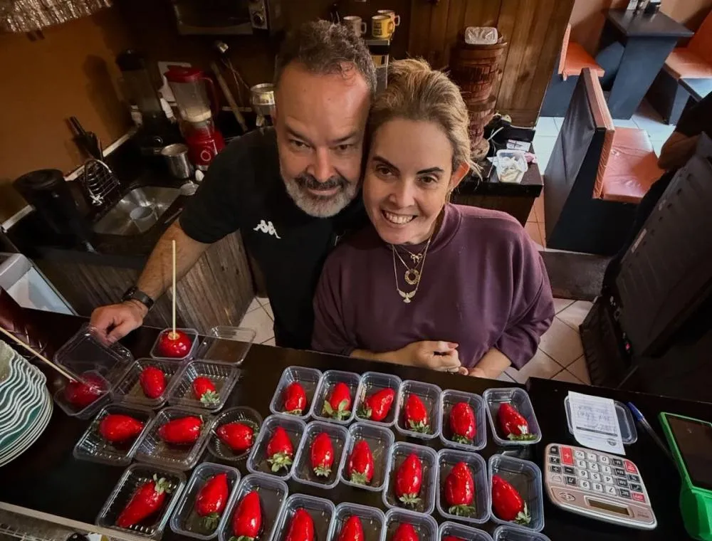 Morango do Amor vira “febre” também em Além Paraíba através da Byke Coffee