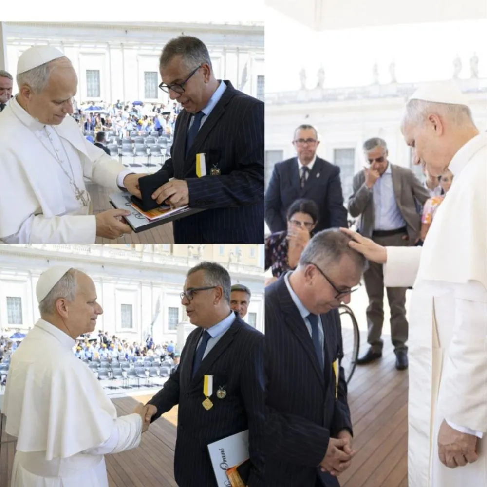 Jornalista Dauro Machado é recebido pelo Papa Leão XIV