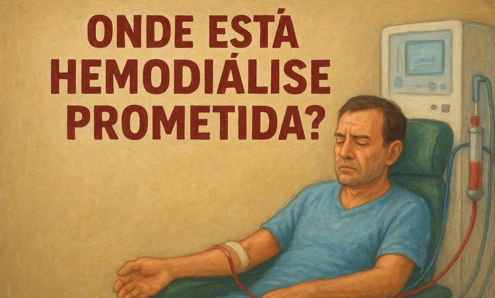 ONDE ESTÁ A HEMODIÁLISE PROMETIDA POR GOVERNADOR E DEPUTADO ESTADUAL 