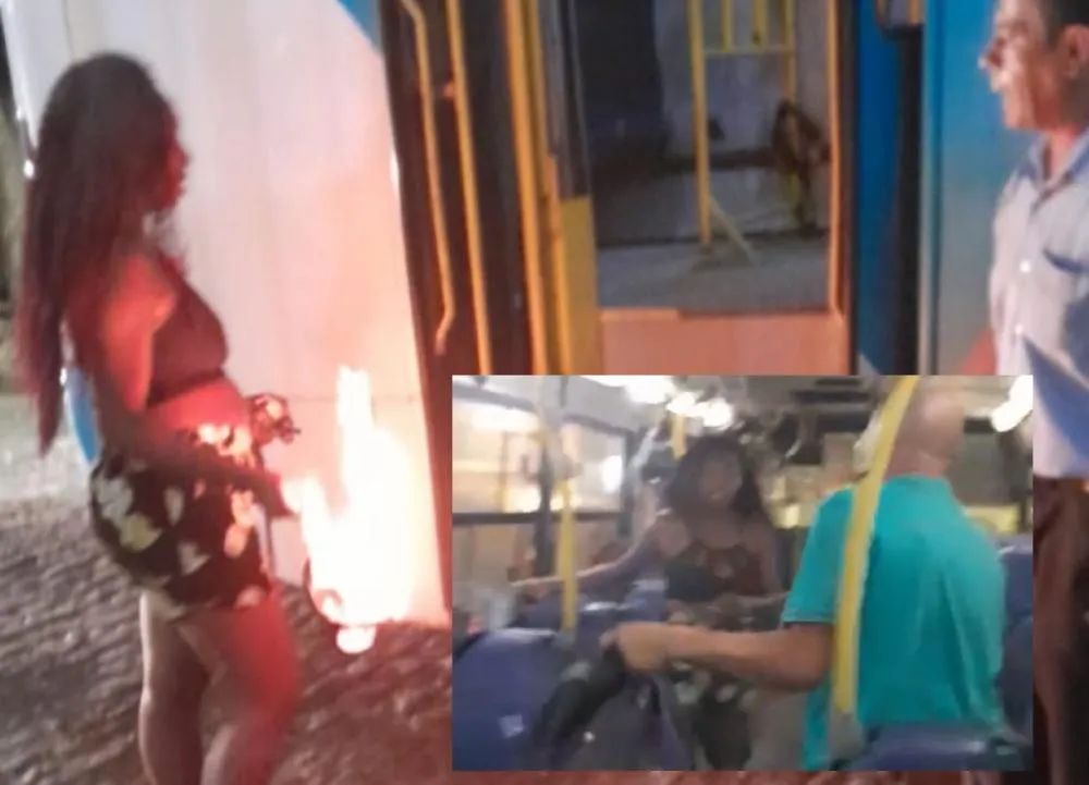 MORADORA DO GOIABAL DISCUTE COM PASSAGEIRO QUE TERIA FEITO CRÍTICAS AO GOIABAL