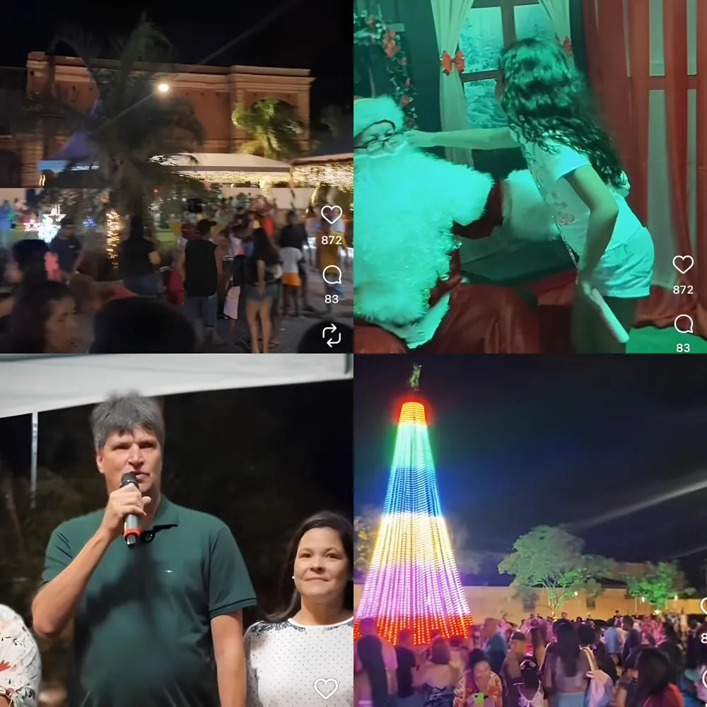 SONHOS DE NATAL 2025 ENCANTA ALÉM PARAÍBA COM BELEZA, LUZES E EMOÇÃO NO VASSOURÃO