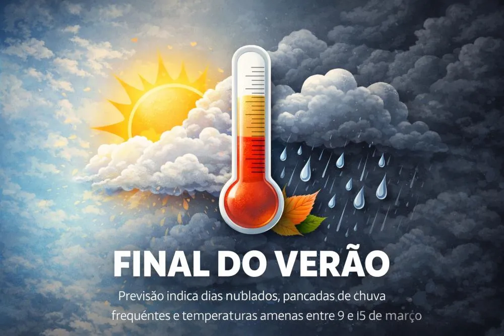 SEMANA SERÁ MARCADA POR CHUVAS, TEMPO INSTÁVEL E TEMPERATURAS MAIS AMENSAS EM ALÉM PARAÍBA