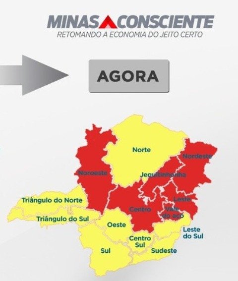 Além Paraíba avança no Minas Consciente para a onda amarela. Veja o que pode e o que não pode abrir