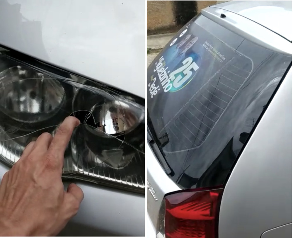 Atos de vandalismos em carros com Adesivo do candidato Miguelzinho e cartazes são atribuídos a adversários