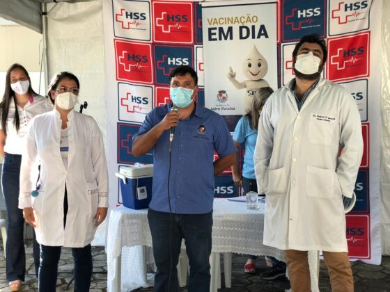 Vacinação contra a Covid que começou ontem segue hoje sendo realizada em Além Paraíba