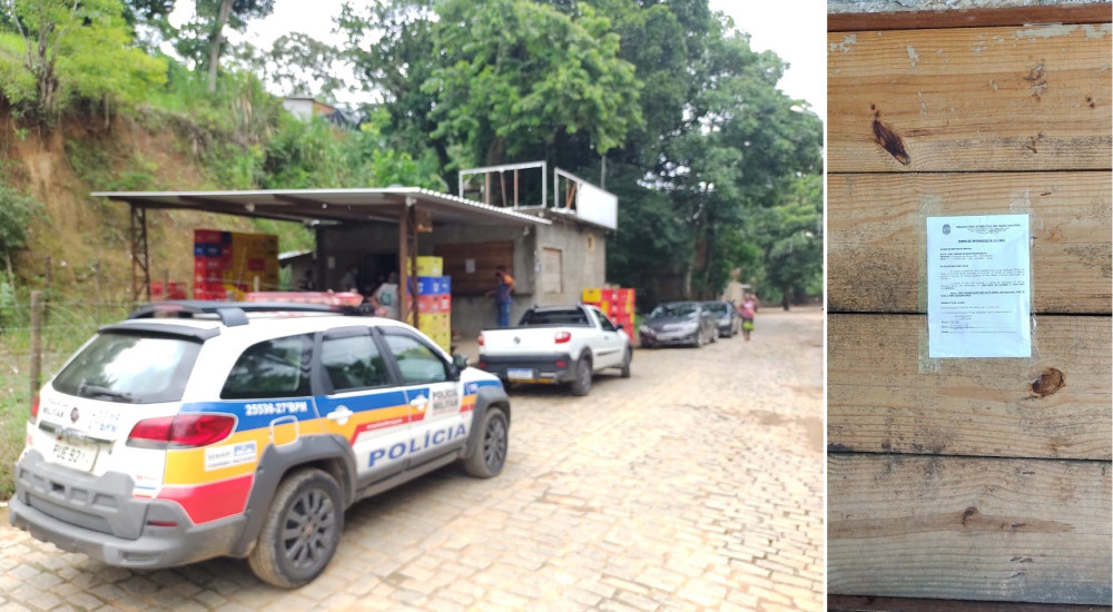 Prefeitura interditou por 15 dias Bar na Terra do Santo que descumpria as medidas sanitárias em vigor por conta da pandemia da COVID-19
